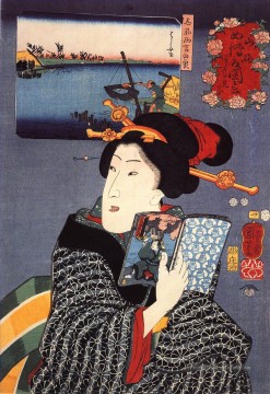 women 10 Utagawa Kuniyoshi Japanese Peinture à l'huile